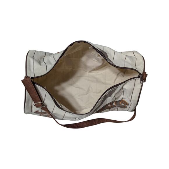 Vintage San Diego Padres Canvas Duffle Bag Big Bear Farms Pepsi Baseball MLB - Picture 3 of 6